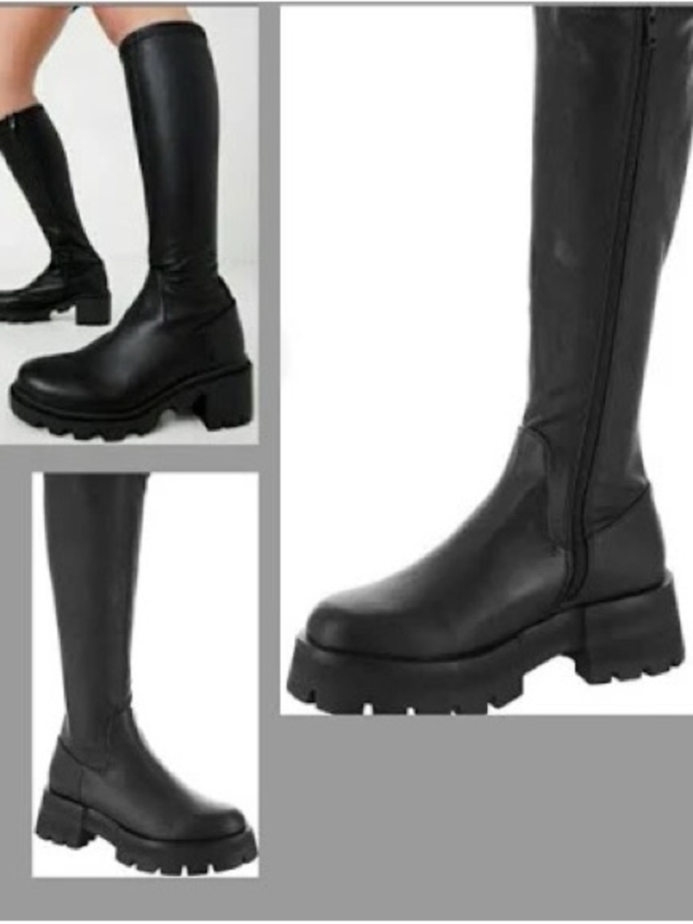 Steve Madden Platform Knee High Boots 7